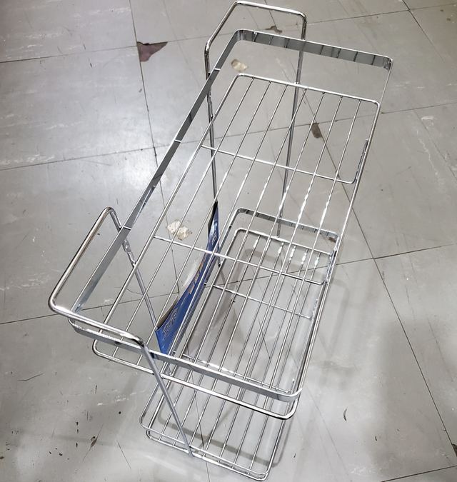 2 Tier Stainless Steel Kitchen Rack