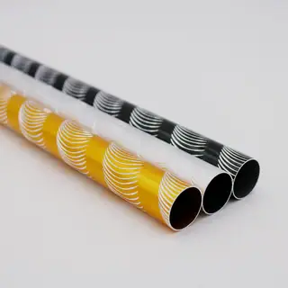 Engraved Aluminum Curtain Rods