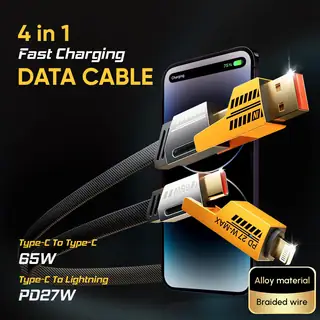 4 In 1 Fast Charging Data Cable