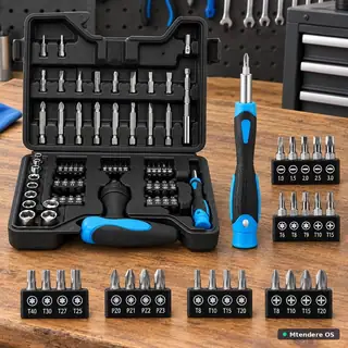 Screwdriver Bit and Socket Tool Set