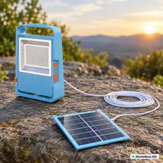 Portable Solar Panel Work Light
