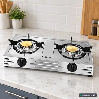 Sokany Two-Burner Tabletop Gas Stove