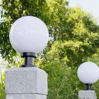 Outdoor Spherical Pillar Post Lights
