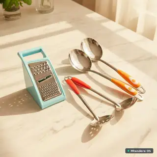 Modern Kitchen Utensil & Grater Set