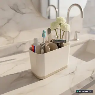 Elegant Bathroom Vanity Organizer