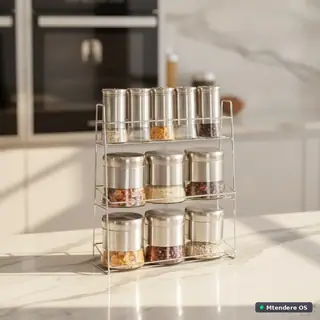 3-Tier Stainless Steel Spice Rack