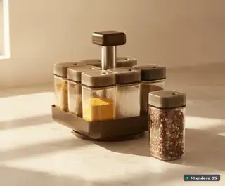 Countertop Spice Jar Carousel