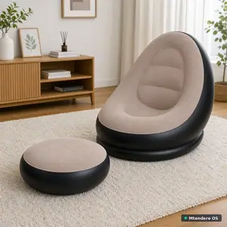 Inflatable Lounger Chair Set