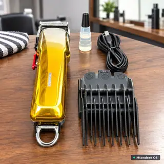 Gold Hair Clipper Grooming Set