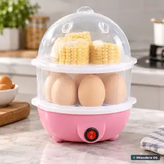 Pink Electric Egg Steamer
