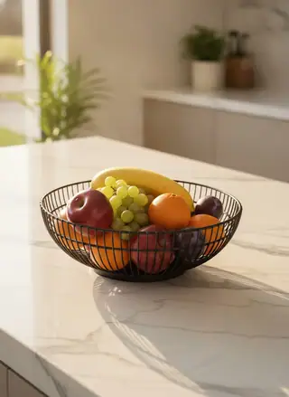 Modern Wire Fruit Bowl
