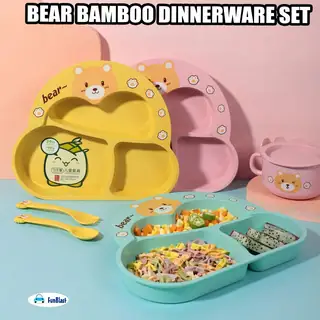 Bamboo Fibre Children's Tableware Set