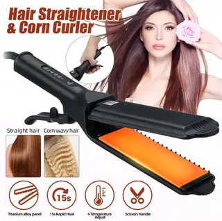 2 In 1 Hair Straightener & Curler