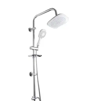 Overhead Rainfall Shower Set - Oval Showerhead