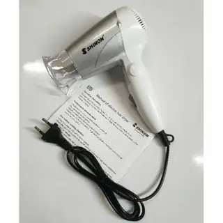 Shinon Foldable Hair Dryer - Silver White