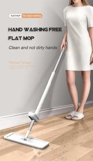 Self-Cleaning Squeeze Mop