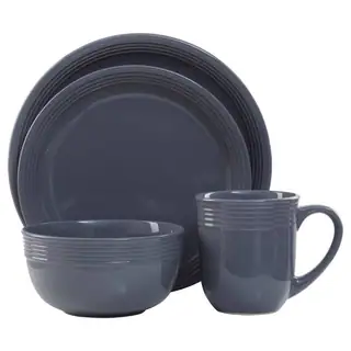 16 Pcs Textured Dinner Set