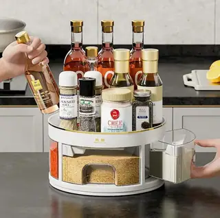 Kitchen Rotating Spice Rack