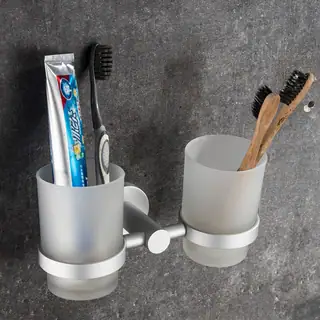 Double Toothbrush Holder