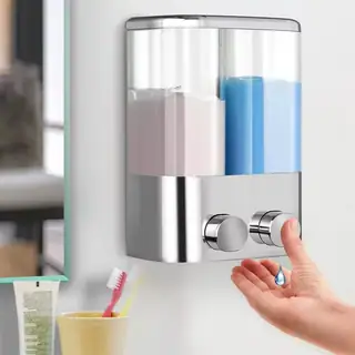 Double Liquid Soap Dispenser