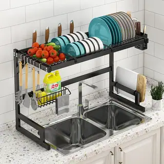 Over Sink Dish Drying Rack
