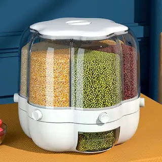 360° Rotating Grains Storage Boxes