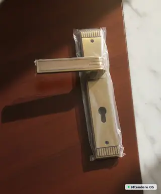 Elegant Brass Lever Door Handle