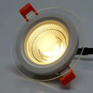 Super Bright Glass LED Downlights - Round