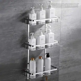 3 Tier Stainless Steel Bathroom Shelf