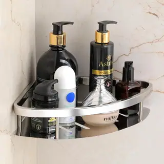 1 Tier Stainless Steel Corner Shelf
