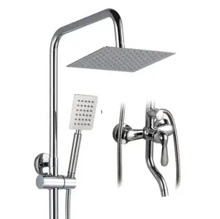 Chrome Brass Shower Set