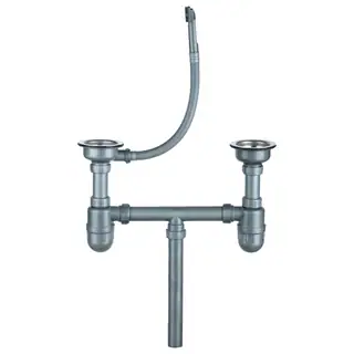 Double Kitchen Sink Waste Kit