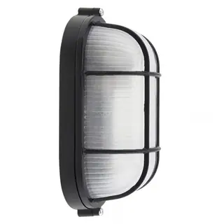 Black Oval LED Bulkhead Light