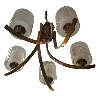 Modern Bronze Chandelier
