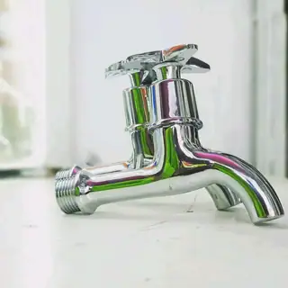 Chrome Finish Bib Tap