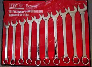 10 Pcs Combination Wrenches Set