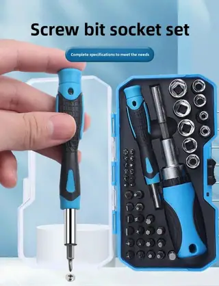 44 Pcs Ratchet Screwdriver Set