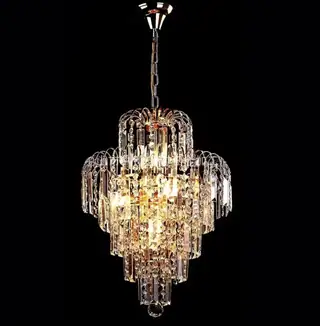 Luxury Loyal Golden Crystal Chandelier