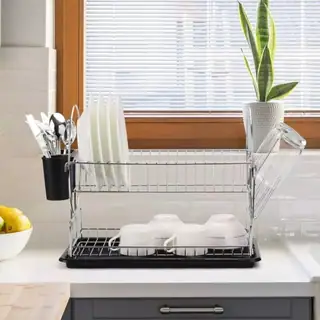 2 Tier Dish Drying Rack
