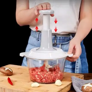 Manual Press Food Processor