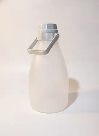Frosted Plastic Carry Bottle
