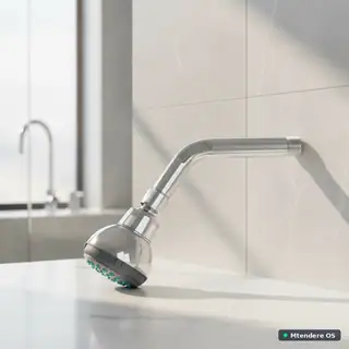 Sleek Chrome Shower Head