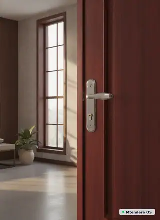 Elegant Modern Door Lock Set