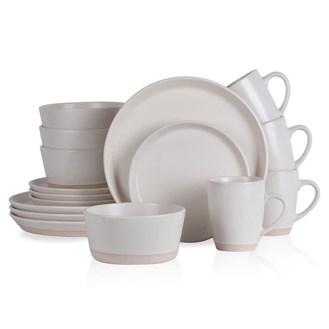Abbot White Porcelain Dinner Set