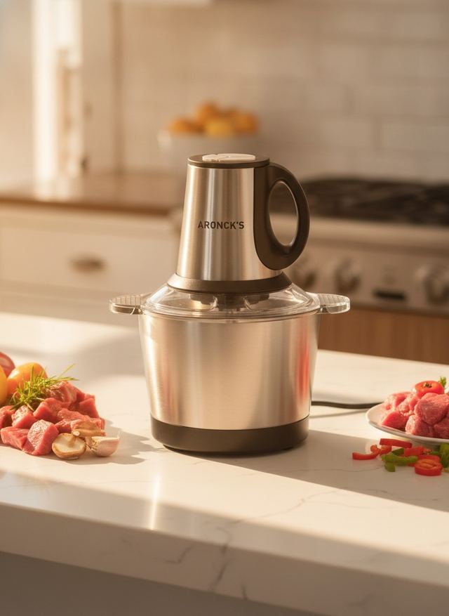 ARONCK'S Stainless Steel Food Chopper