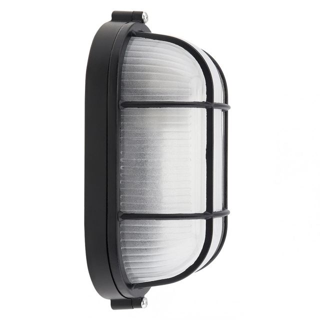 Black Oval LED Bulkhead Light