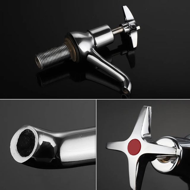 Chrome Finish Pillar Tap