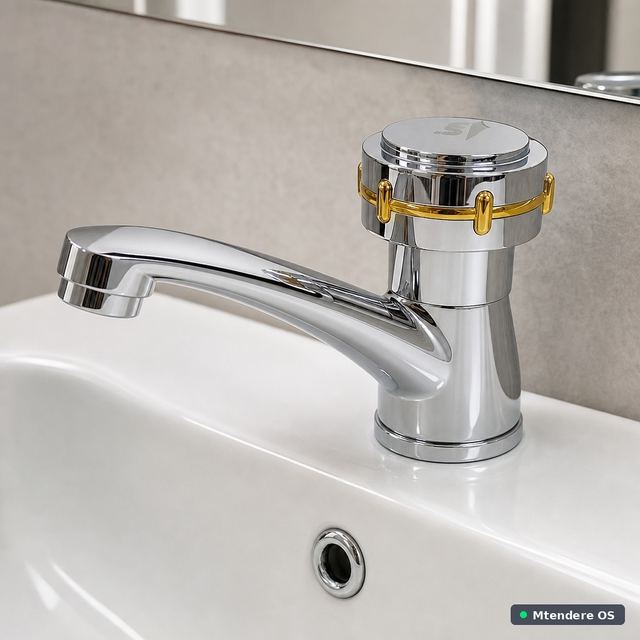 Chrome Single-Hole Basin Tap