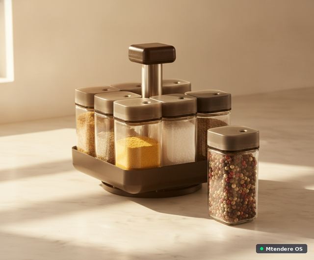 Countertop Spice Jar Carousel