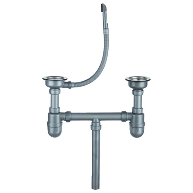 Double Kitchen Sink Waste Kit